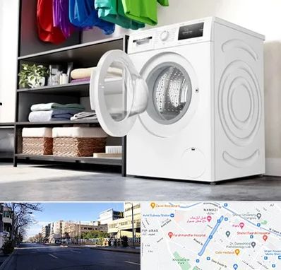 تعمیر ماشین لباسشویی بوش در خیابان ملاصدرا شیراز 