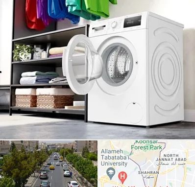 تعمیر ماشین لباسشویی بوش در شهران 