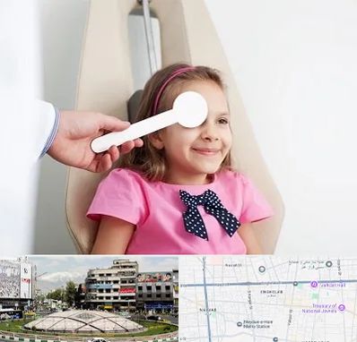 دکتر تنبلی چشم در مرکز تهران