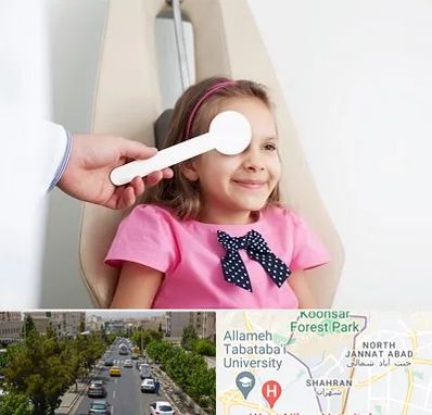 دکتر تنبلی چشم در شهران