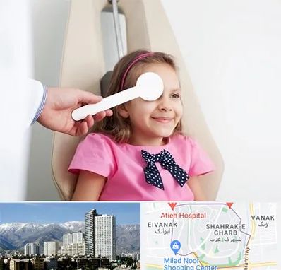 دکتر تنبلی چشم در شهرک غرب تهران