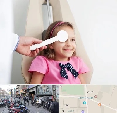 دکتر تنبلی چشم در چهارراه استانبول