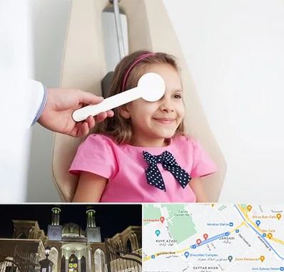 دکتر تنبلی چشم در زرگری شیراز