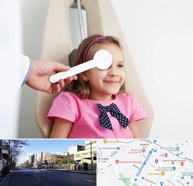 دکتر تنبلی چشم در خیابان ملاصدرا شیراز