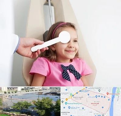 دکتر تنبلی چشم در گلستان اهواز