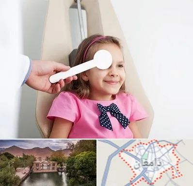 دکتر تنبلی چشم در دامغان