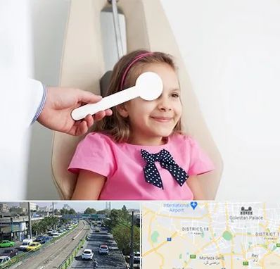 دکتر تنبلی چشم در جنوب تهران