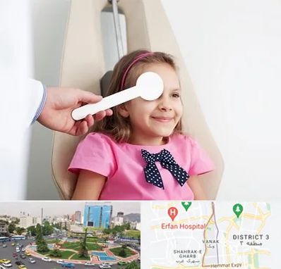 دکتر تنبلی چشم در ونک تهران