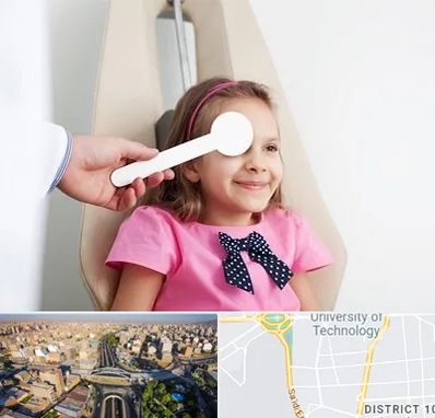 دکتر تنبلی چشم در استاد معین