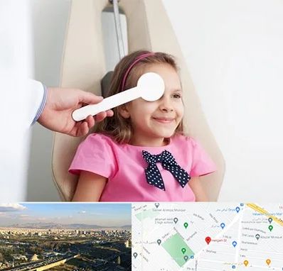 دکتر تنبلی چشم در هنگام