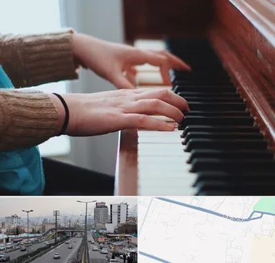 استاد پیانو در بلوار ارتش
