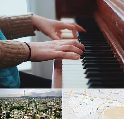 استاد پیانو در منطقه 8 تهران 