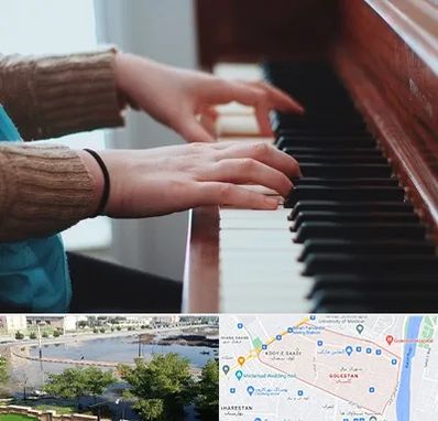 استاد پیانو در گلستان اهواز 
