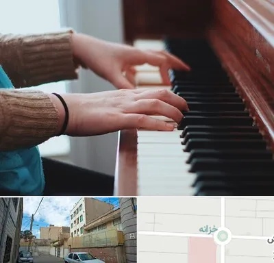 استاد پیانو در خزانه