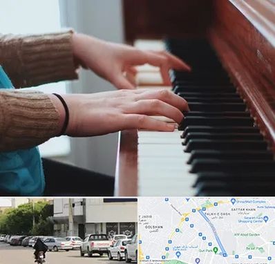 استاد پیانو در قدوسی شرقی شیراز 