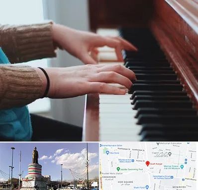 استاد پیانو در کارگر جنوبی 