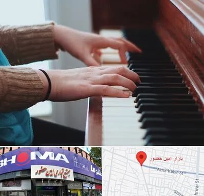 استاد پیانو در امین حضور
