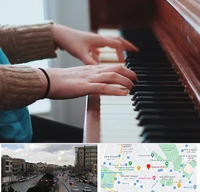 استاد پیانو در بلوار فردوسی مشهد 