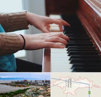 استاد پیانو در بندر ترکمن