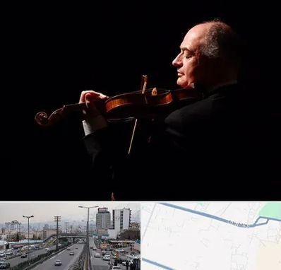 استاد ویولن در بلوار ارتش