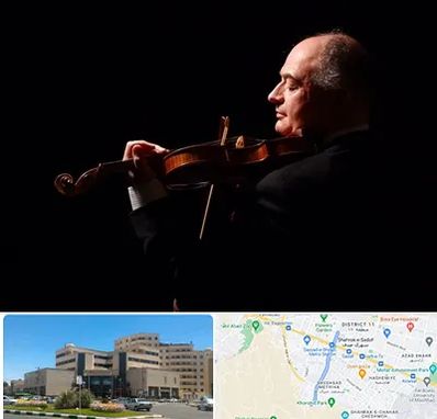 استاد ویولن در صیاد شیرازی مشهد 