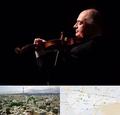 استاد ویولن در منطقه 8 تهران 