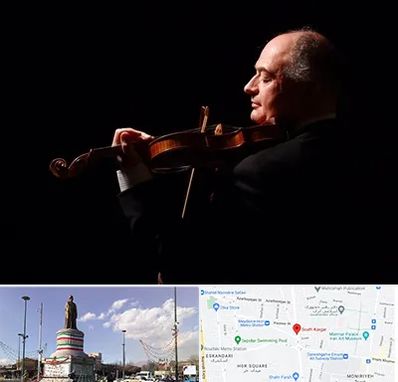 استاد ویولن در کارگر جنوبی 