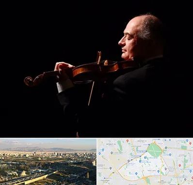 استاد ویولن در منطقه 19 تهران 