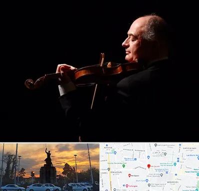 استاد ویولن در میدان حر 