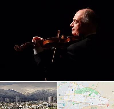 استاد ویولن در منطقه 4 تهران 