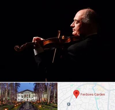 استاد ویولن در باغ فردوس