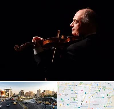 استاد ویولن در منطقه 7 تهران 