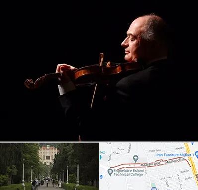 استاد ویولن در بلوار معلم رشت 