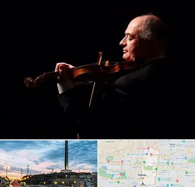 استاد ویولن در منطقه 2 تهران 