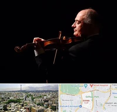استاد ویولن در گیشا 