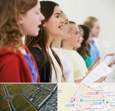 کلاس صداسازی در الهیه مشهد 