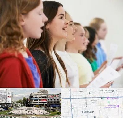 کلاس صداسازی در مرکز تهران