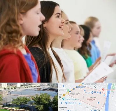 کلاس صداسازی در گلستان اهواز 