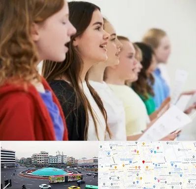 کلاس صداسازی در میدان انقلاب 