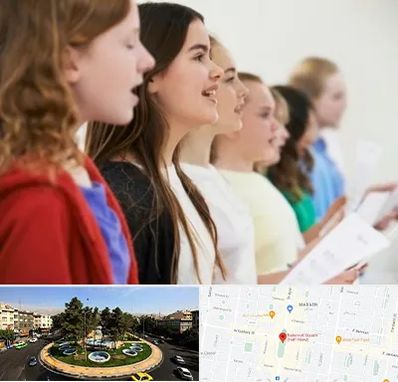 کلاس صداسازی در هفت حوض 