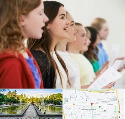 کلاس صداسازی در سرسبز 