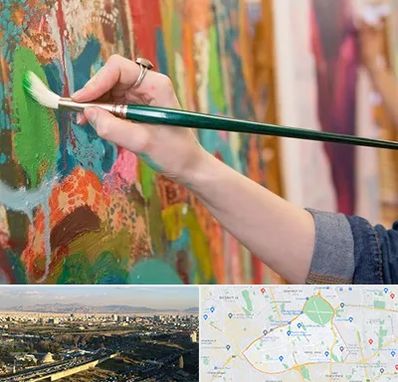 استاد نقاشی در منطقه 19 تهران 