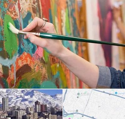 استاد نقاشی در ازگل