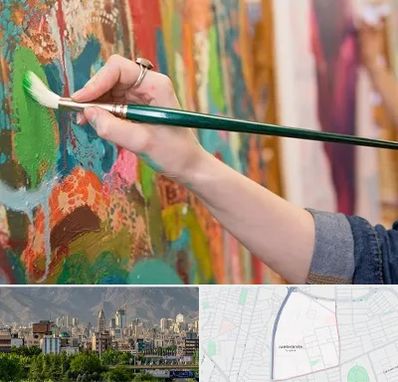 استاد نقاشی در جمشیدیه