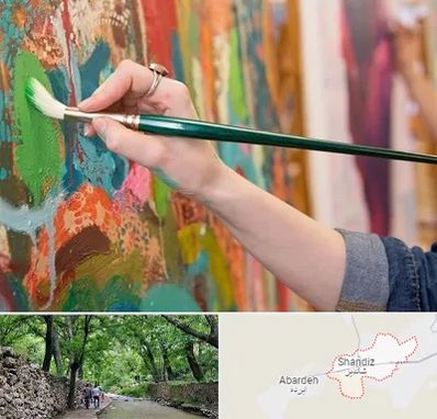 استاد نقاشی در شاندیز مشهد