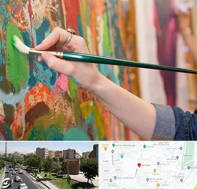 استاد نقاشی در شهرک آزمایش 