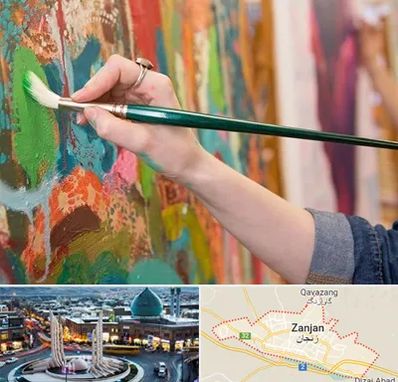 استاد نقاشی در زنجان