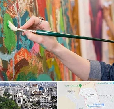 استاد نقاشی در ولنجک 