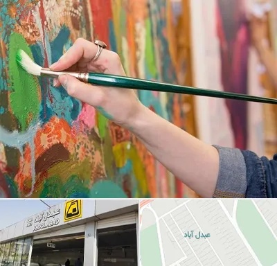 استاد نقاشی در عبدل آباد