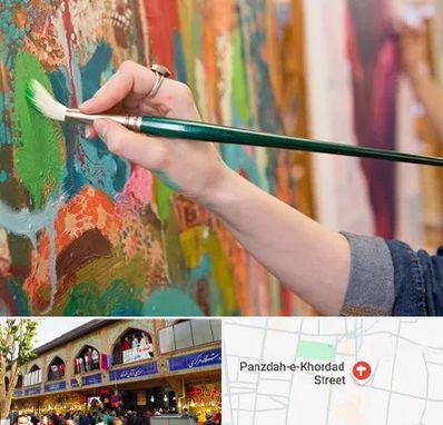 استاد نقاشی در 15 خرداد